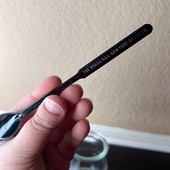 Vintage MCM Black & Silver Swizzle Sticks, Instant Collection, Cocktail Stirrer - Picture 8 of 8